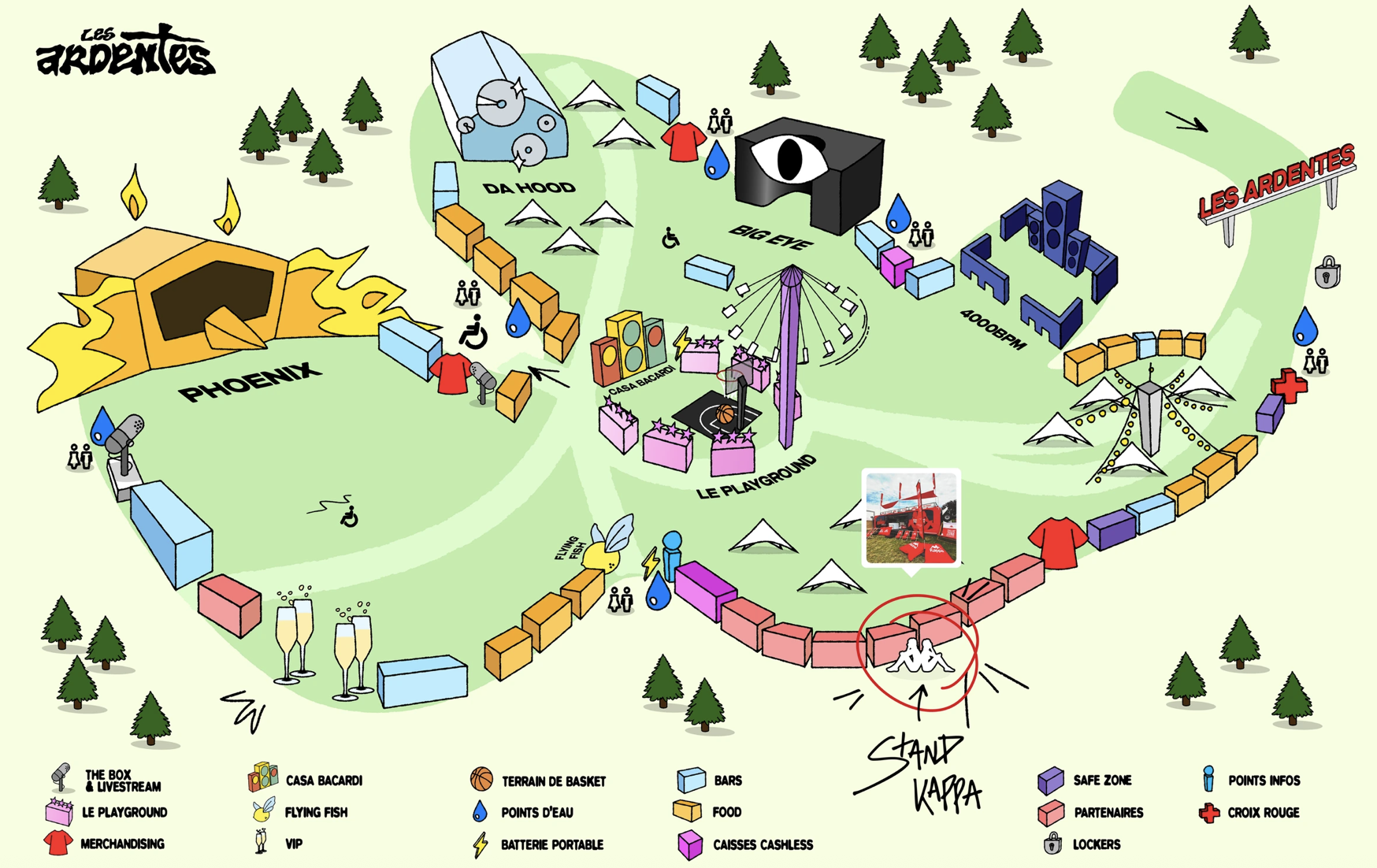 gamification du festival des ardentes avec kappa