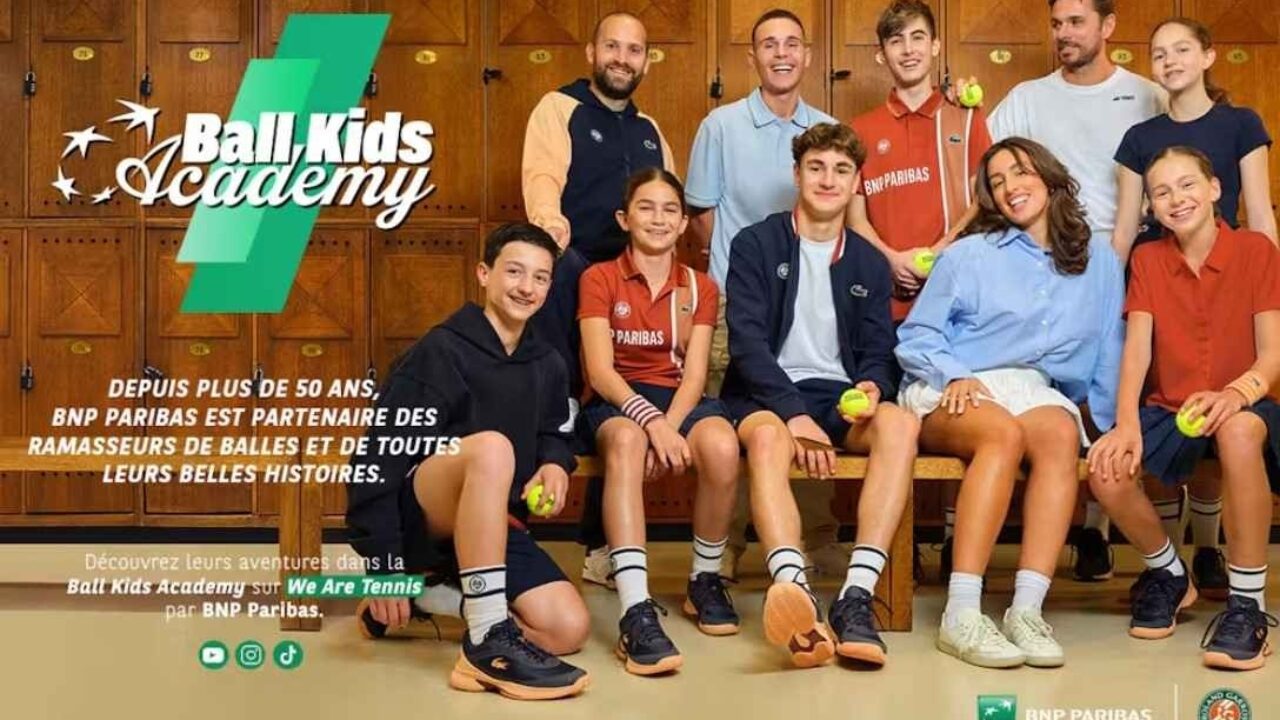 Willie Beamen et Nevada club se sont alliés pour organiser une star Academy de ramasseurs de balles pour BNP Paribas